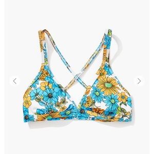 🌴Forever 21 Florar Bikini Top Size M